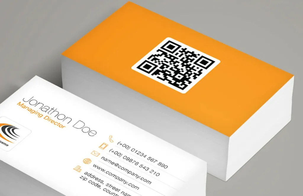 Изготовление визиток с QR кодом в Москве