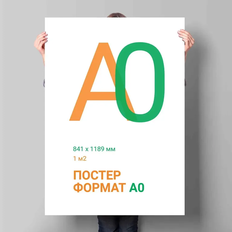 Печать афиш формата А0 в Москве