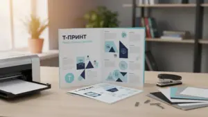 Печать брошюр на скобе в Москве