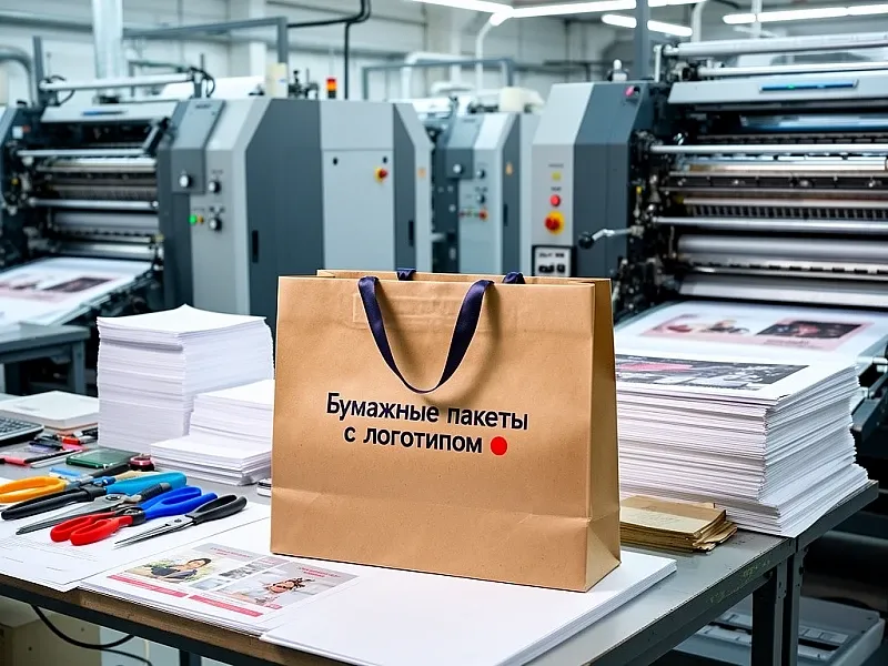 Бумажные пакеты с логотипом на заказ