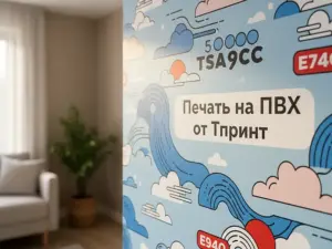 Интерьерная печать на ПВХ в Москве
