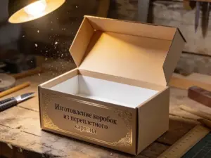 Изготовление коробок из переплетного картона в Москве