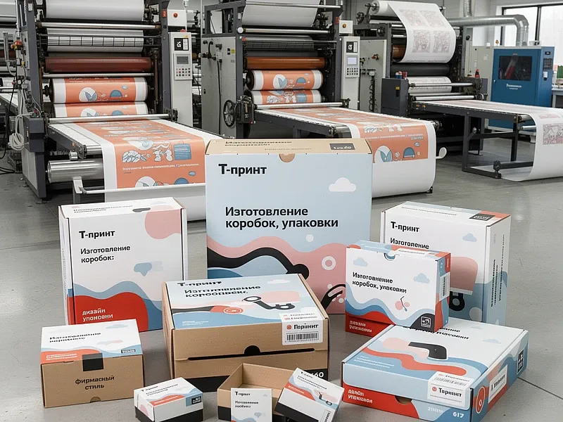 заказать Изготовление коробок, упаковки