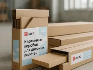 Картонные коробки для дверных полотен в Москве