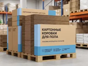 Картонные коробки для пола в Москве