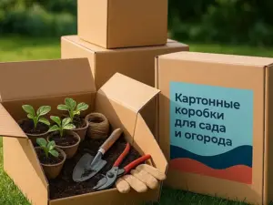 Картонные коробки для сада и огорода в Москве