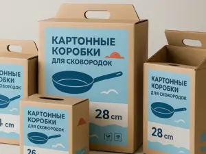 Картонные коробки для сковородок в Москве