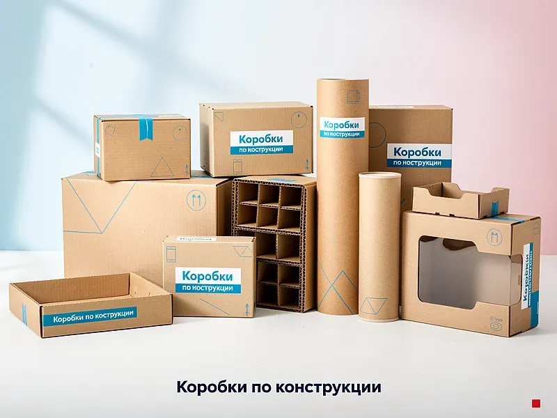 Коробки по конструкции недорого