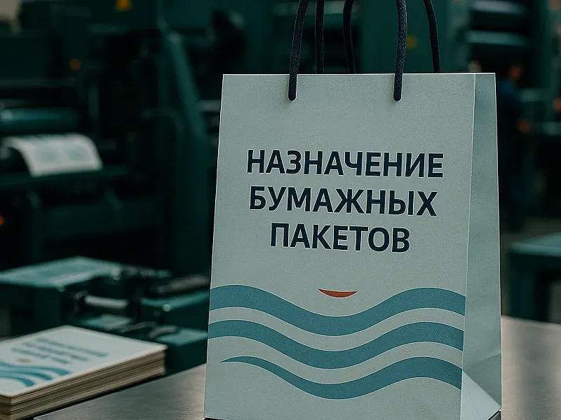 заказать Назначение бумажных пакетов