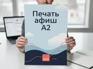 Печать афиш А2 в Москве