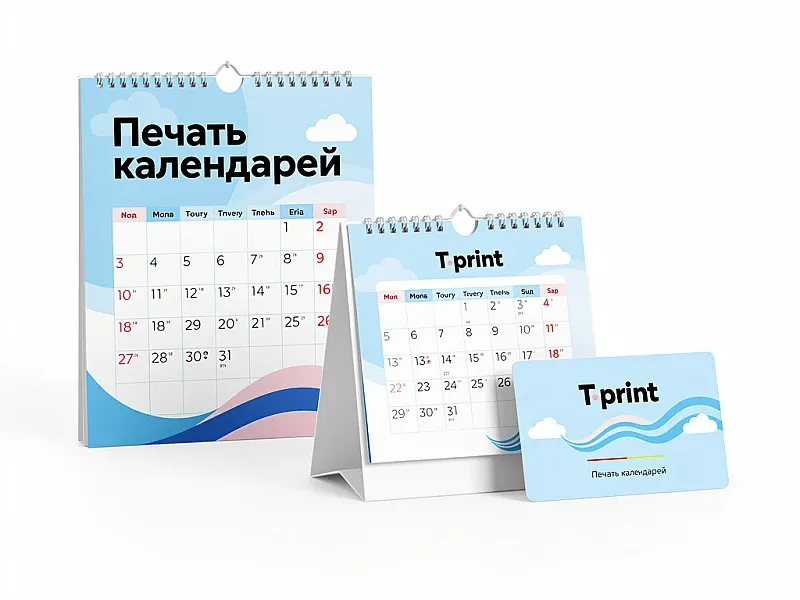 Печать календарей недорого