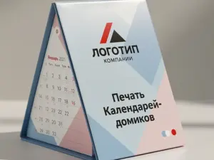 Печать календарей-домиков в Москве