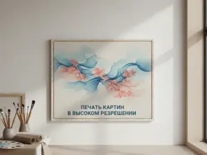 Печать картин в высоком разрешении в Москве