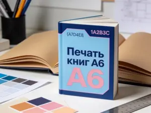 Печать книг А6 в Москве