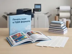 Печать книг в ПДФ формате в Москве
