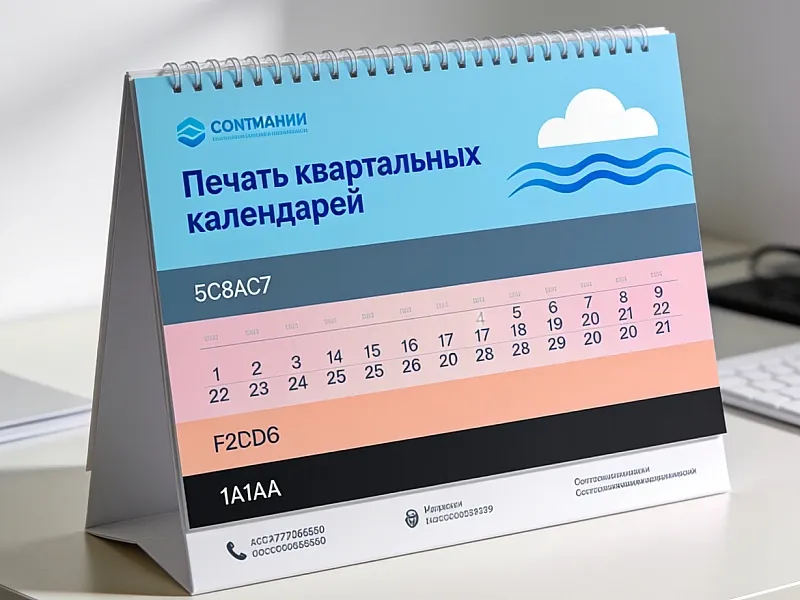 Печать квартальных календарей на заказ