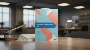 Печать лифлетов А3 в Москве