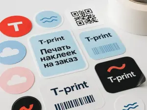Печать наклеек на заказ в Москве