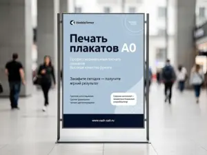 Печать плакатов А0 в Москве