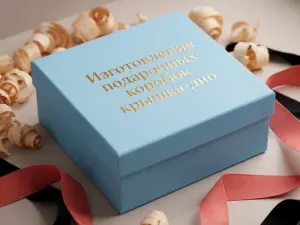 Изготовление подарочных коробок крышка-дно в Москве