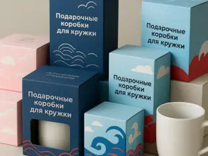 Подарочные коробки для кружки в Москве