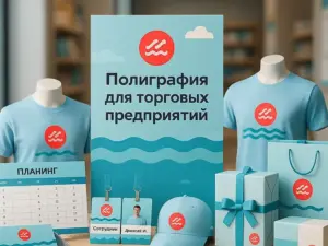Полиграфия для торговых предприятий в Москве