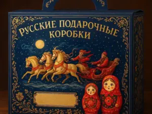 Русские подарочные коробки в Москве