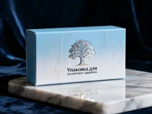 Упаковка для косметики с деревом в Москве