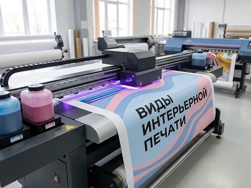 Виды интерьерной печати на заказ