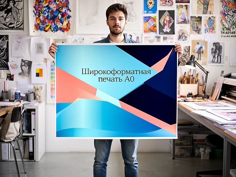 Широкоформатная печать А0 на заказ