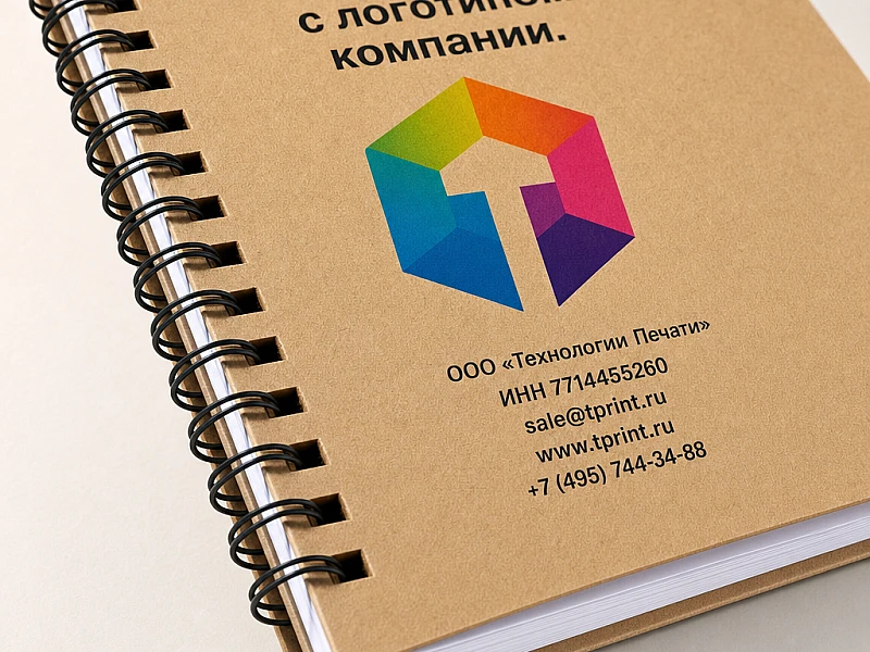 Изготовление блокнотов с логотипом компании на заказ